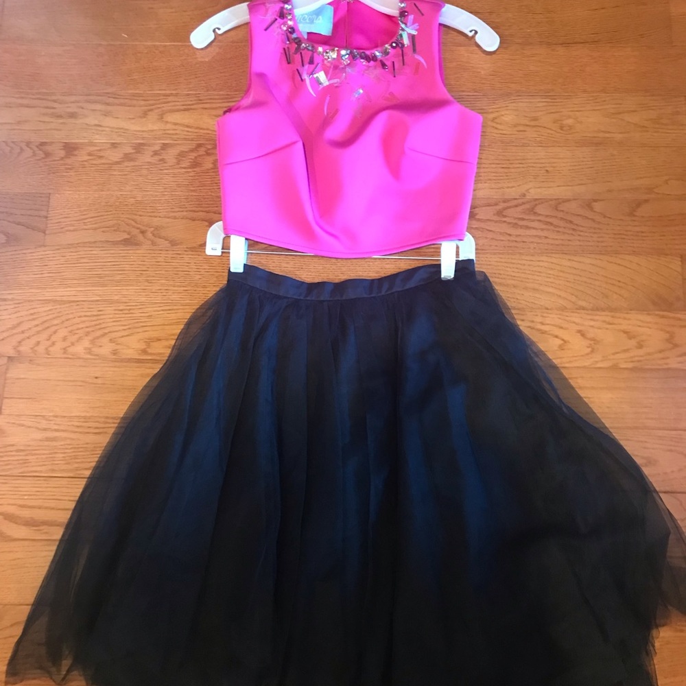 2 piece Semi-formal dress/cocktail dress from David’s Bridal